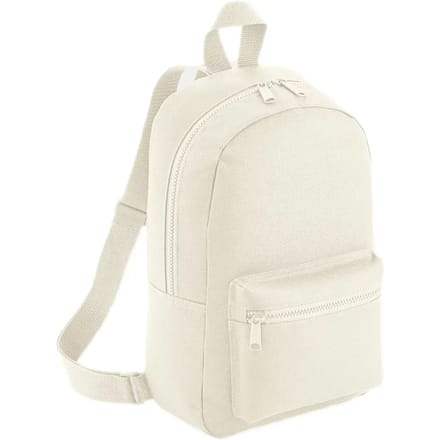 BagBase Mini Essential Fashion Backpack BG153 - Natural - 23 x 35 x 12 cm