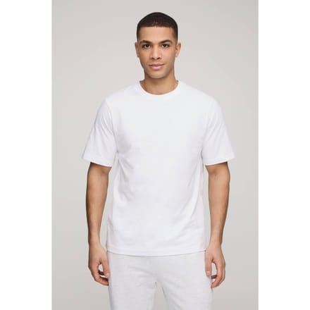 Basic Regular Fit T-shirt met ronde hals | White | Size XS