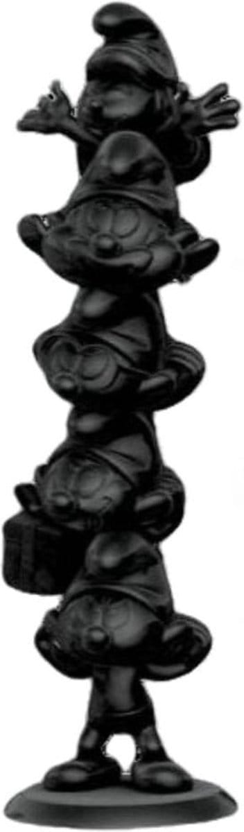 Plastoy - The Smurfs Resin Statue Smurfs Column Black Edition 50 cm - Figuur