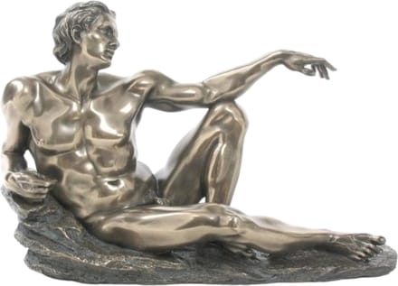 Veronese Design - De Schepping van Adam - The Genesis - Michelangelo - zeer gedetailleerd - (bxhxd) ca. 29cm x 17,5cm x 16cm