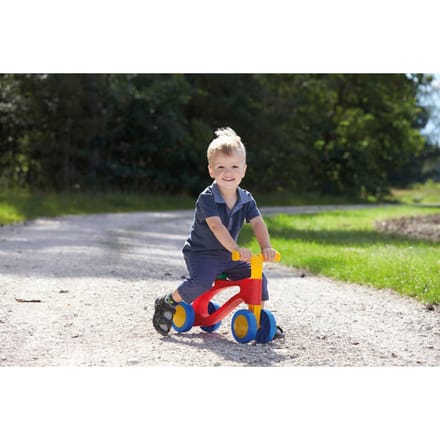 Lena My First Scooter rood/blauw/geel - Loopfiets