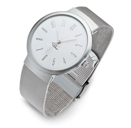 Philippi Design Horloge Heren - TEMPUS UW1 - Ø 40mm - Geborsteld RVS