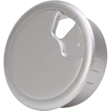 Kopp Kabeldoorvoer Bureau 60mm Zilver