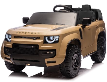 Land Rover Defender 24V 2 persoons kinderauto Champagne