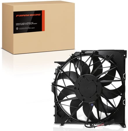 Frankberg 1x Motorradiator enkele ventilator