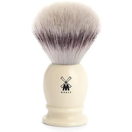 MÜHLE -Scheerkwast synthetisch haar CLASSIC wit maat S