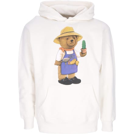 Botanical Bear Hoodie Cloud Lichtgewicht herensweatshirt met capuchon
