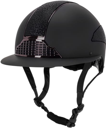 QHP - Veiligheidscap Detroit Polo Visor - Zwart - 59-61