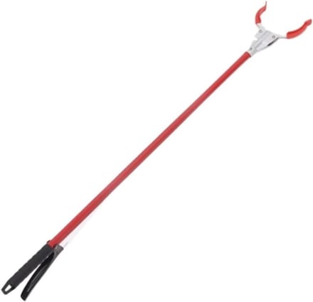 Afvalverwijdering Handgrijper - Grijper Tool - Zwerfvuil Opruimen - Ergonomisch Ontwerp - 2 Stuks - Rood
