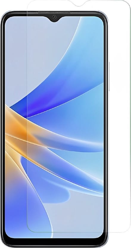 LuxeBass Screenprotector geschikt voor Oppo A78 - Tempered Glas - glas scherm - bescherming