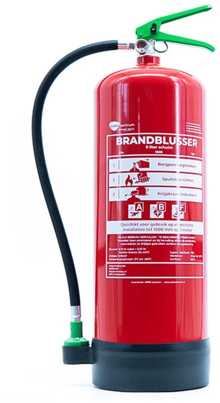 Schuimblusser 9 Liter vetbrand