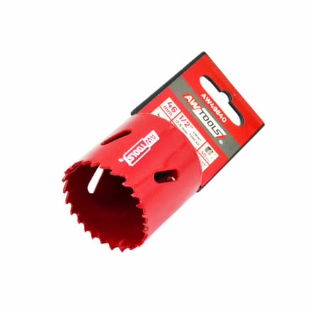 AWTOOLS - Gatenzaag - 40 mm - Bi-metaal HSS - Professionele prestaties - Universeel inzetbaar