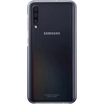 Samsung Originele Gradation Backcover voor de Galaxy A50 / A30s - Zwart / Paars