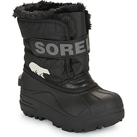 Sorel CHILDRENS SNOW COMMANDER™ BOOT Youth Unisex Little Snowboots - Black, Charcoal - Maat 27