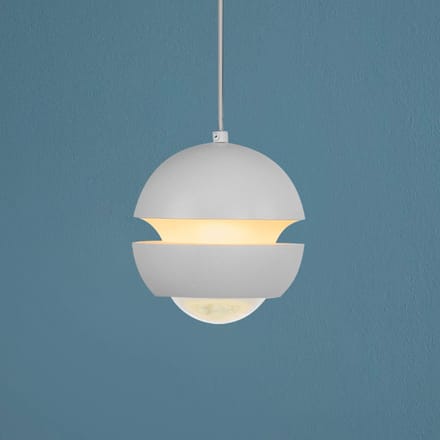 SCHÖNER WOHNEN LED hanglamp Lini, wit, 1-lamp, 3.000 K