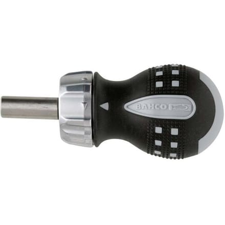 Bahco stubby ratelschroevendraaier - 1/4 - 95mm