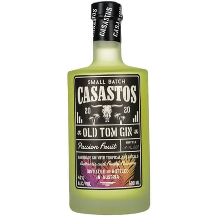 CASASTOS Old Tom Gin Small Batch Passion Fruit 40% Vol. 0,5l