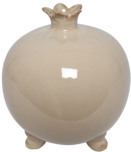 Countryfield Vaas pomegranate aardew L21B21H23CM beige