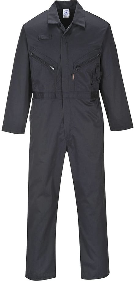 Portwest Liverpool-Rits Overall C813 - Zwart - S