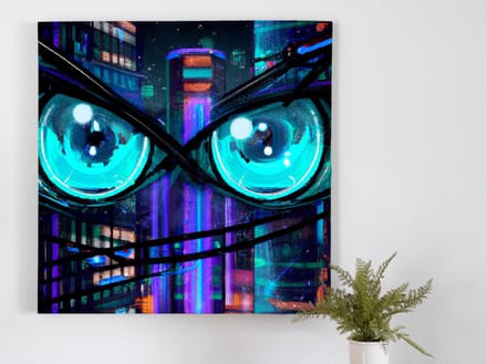 Dem eyes | Dem eyes | Kunst - centimeter op | Foto op | Dem eyes | Dem eyes | Kunst - centimeter op | Foto op | Forex | 80 × 80 cm