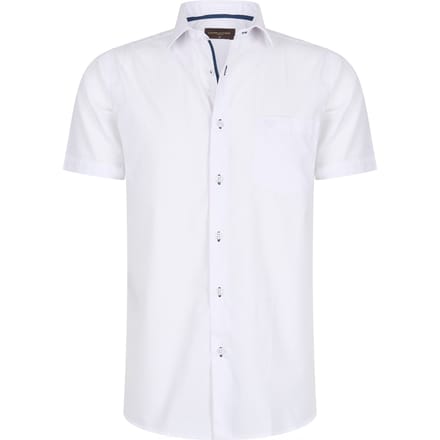 Cappuccino Italia - Heren Overhemden Palermo - Wit - Maat XL
