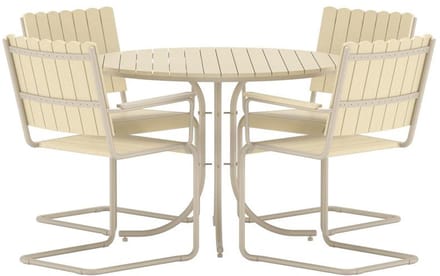 Svea - Mitchel loungeset - beige/beige polywood