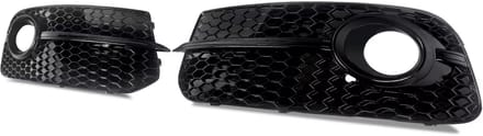 Mistlicht Grille - Voor Audi Q5 (2013-2017) - SQ5 Stijl - Gloss Black