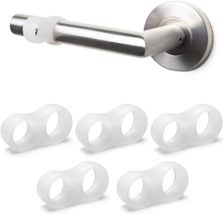 Transparante Deurklinkbuffers - Set van 5 - Stopbuffer en Wandbescherming