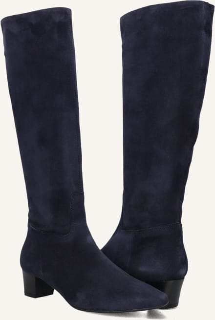 STEFANO LAURAN 010-290 Laarzen - Suède - Dames - Blauw - Maat 38