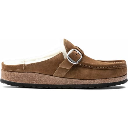 Damesklompen van suède leer Birkenstock Buckley
