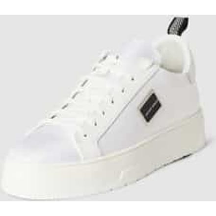 Sneakers met logodetail, model 'New Metal'