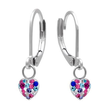 WeLoveSilver Kinderoorbellen Hartvorm - Chirurgisch Staal - 6 mm