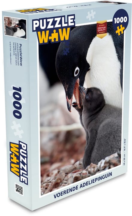 Puzzel Voerende adeliepinguïn - Legpuzzel - Puzzel 1000 stukjes volwassenen