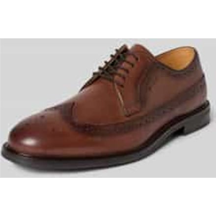 Derby van leer met vetersluiting model 'Bidford'