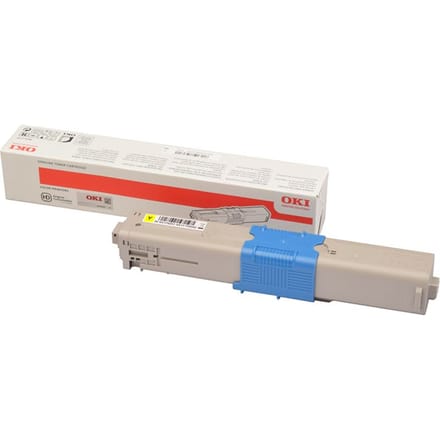 OKI 46508709 toner cartridge geel hoge capaciteit (origineel)