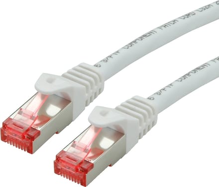 ROLINE patchkabel Cat.6 S/FTP (PiMF), componentniveau, LSOH, wit, 2 m