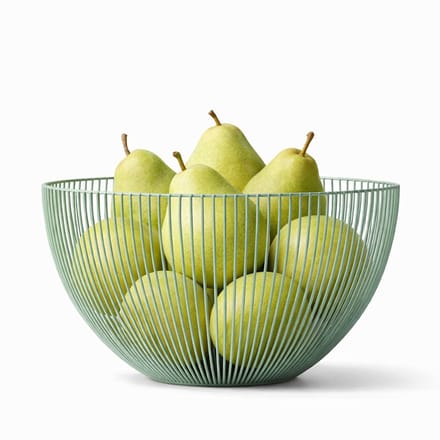Point-Virgule Wire mand saliegroen ø 25cm H 14cm
