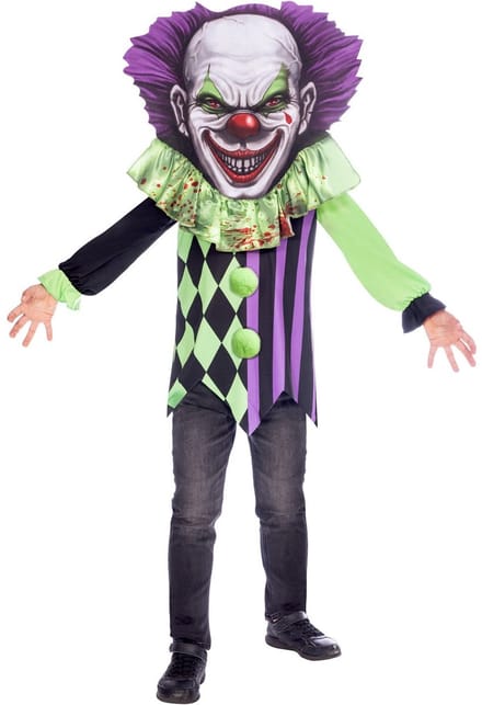 Amscan Kinderkostuum Horrorclown Polyester Maat 8-10 Jaar