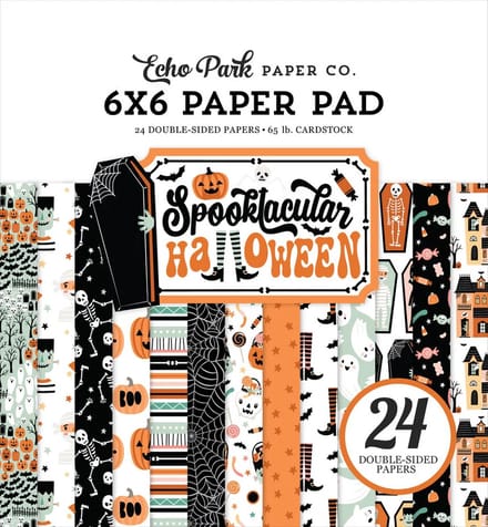 Echo Park - Spooktacular Halloween 6x6 Inch Paper Pad (SH382023)