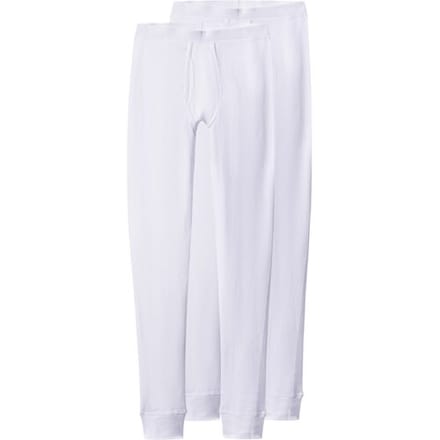 ESMARA MEN Set van 2 lange heren onderbroek (wit, S)