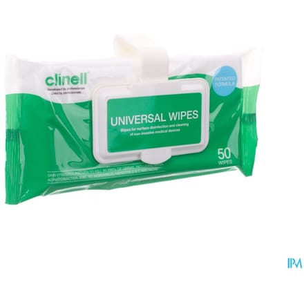 Clinell Universel Wipes Clip Pack 50