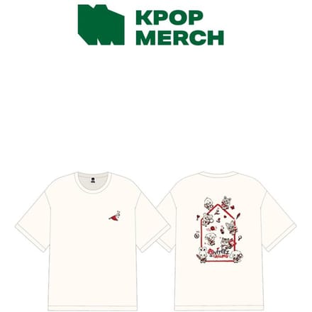 ATEEZ - [ANITEEZ IN THE CALLING] CREAM (T-shirts) L white