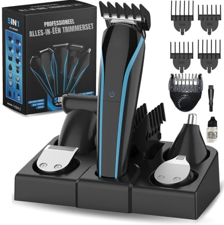 TIM® Trimmer Baard - Trimmer - Blauw - 16cm x 4cm x 3cm