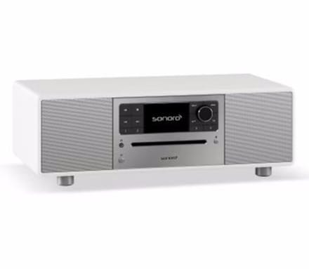 SONORO Prestige 2025 All-in-One-Muzieksysteem - Zilver/Wit