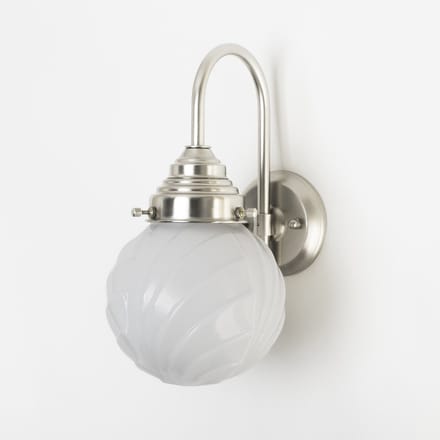 Wandlamp Swingbulb Meander Matnikkel - Art Deco Trade