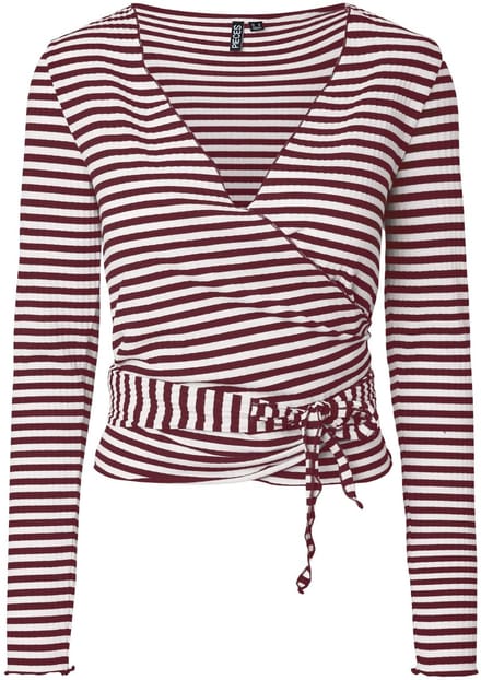 Pieces Top PCLAYA LANGE MOUWEN