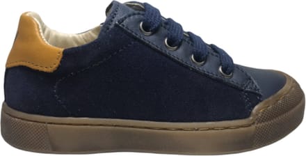 naturino mt 21 veter rits  bumper lederen sneakers Eindhoven navy oker
