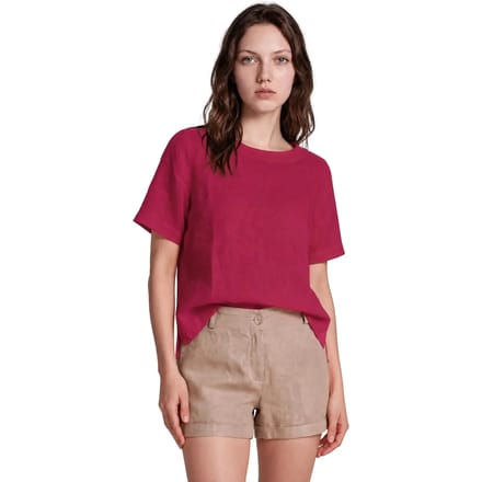 Vrouwenblouse Haris Cotton Essentials Split Hem