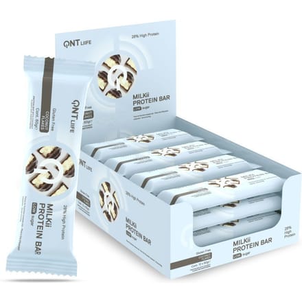 QNT MILKii Protein Bar (12x60g) Coconut Flakes - Repen - Eiwit Repen