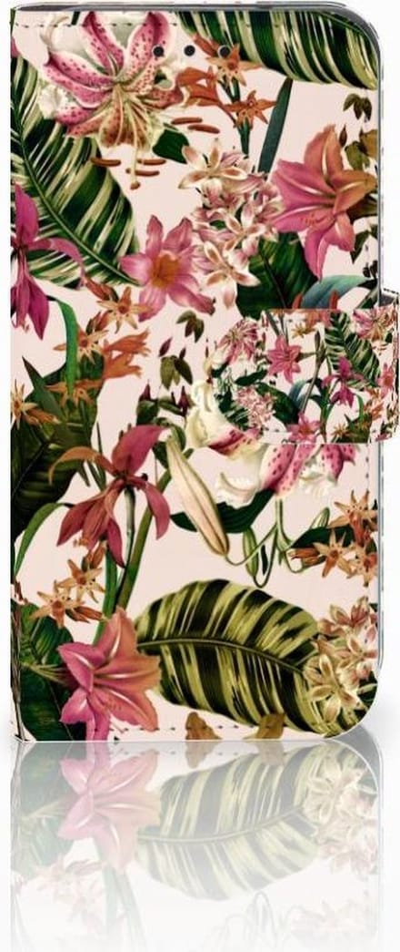 Book Case voor Samsung Galaxy S10e Hoesje Flowers